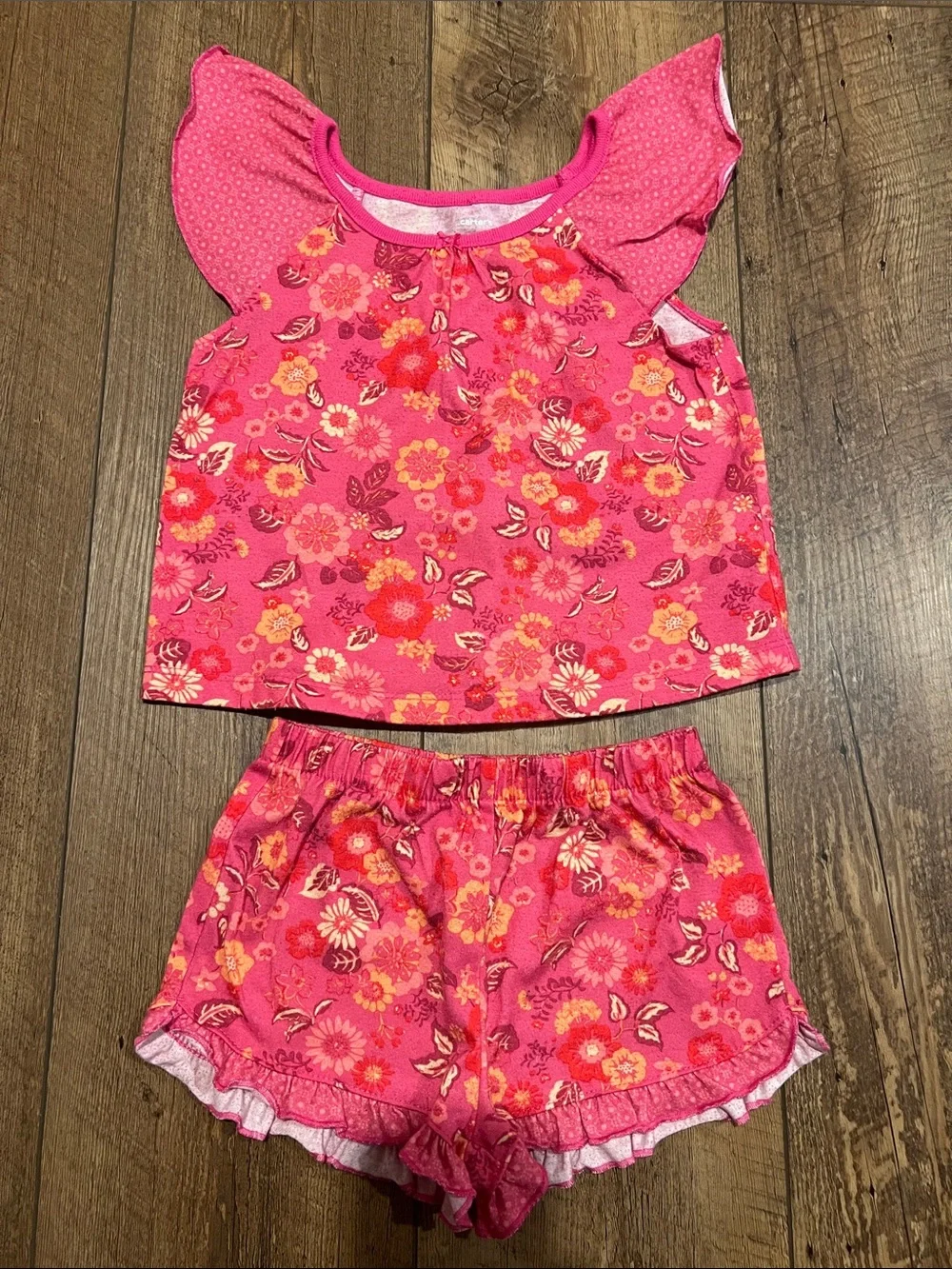 Carter’s Toddler Girl Short Pajamas Bundle, 5T